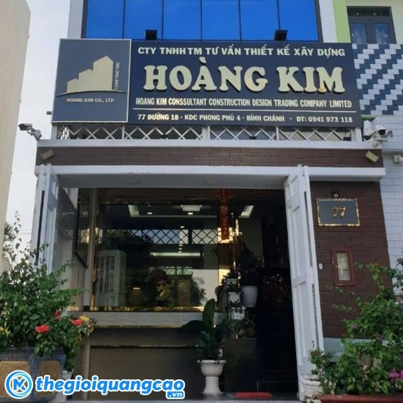 Thiết kế bảng hiệu c&ocirc;ng ty x&acirc;y dựng chuy&ecirc;n nghiệp theo y&ecirc;u cầu