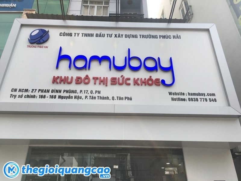 Mẫu dự &aacute;n l&agrave;m bảng hiệu c&ocirc;ng ty x&acirc;y dựng Trường Ph&uacute;c Hải