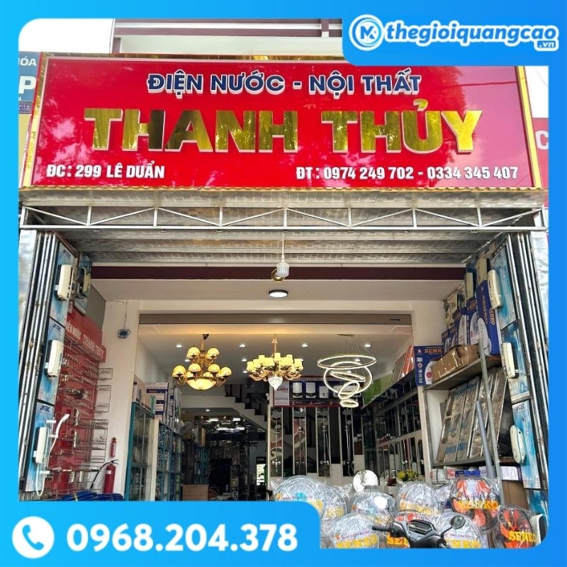 Bảng Hiệu Cửa Hàng Điện Nước