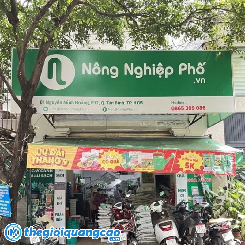 Mẫu bảng hi&ecirc;u cửa h&agrave;ng VTNN