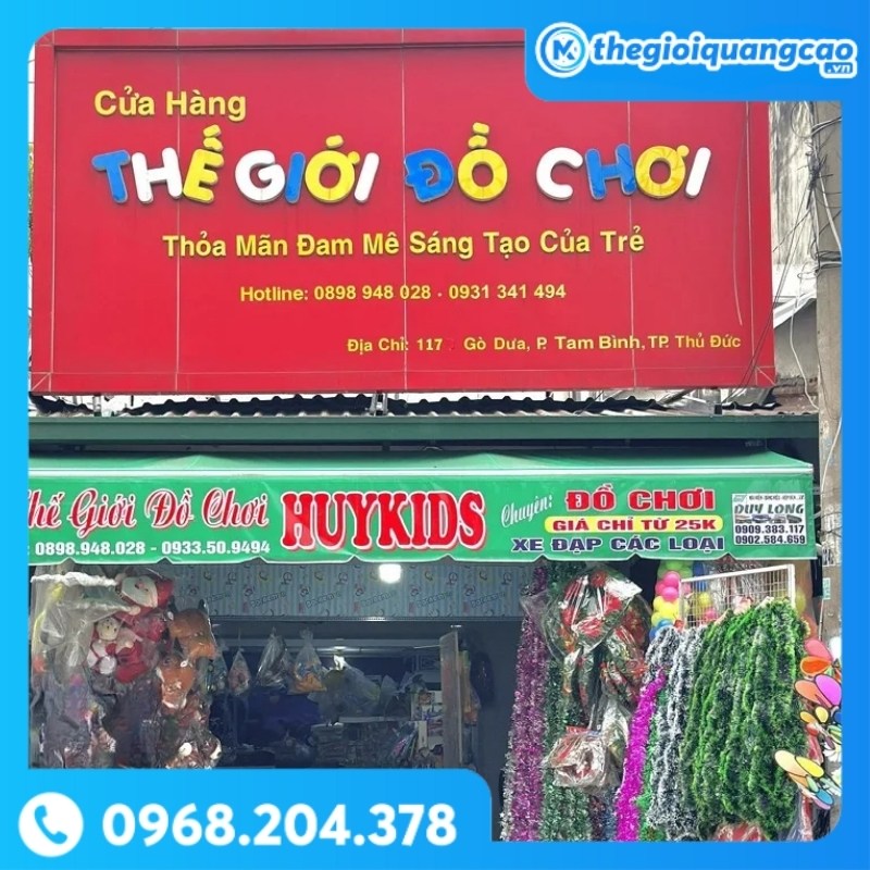 Bảng Hiệu Đồ Chơi Trẻ Em