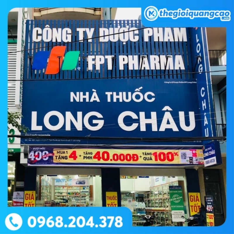 Bảng Hiệu Màu Xanh Dương