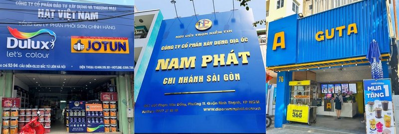 Mẫu m&atilde; xanh dương phổ biến trong ng&agrave;nh quảng c&aacute;o
