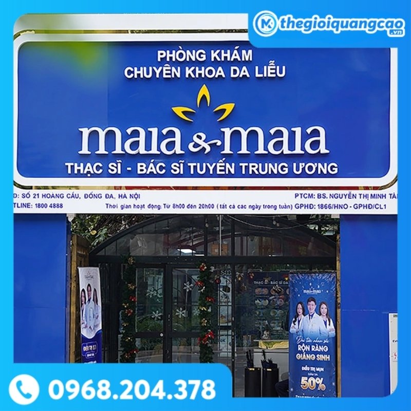 Bảng Hiệu Phòng Khám Da Liễu