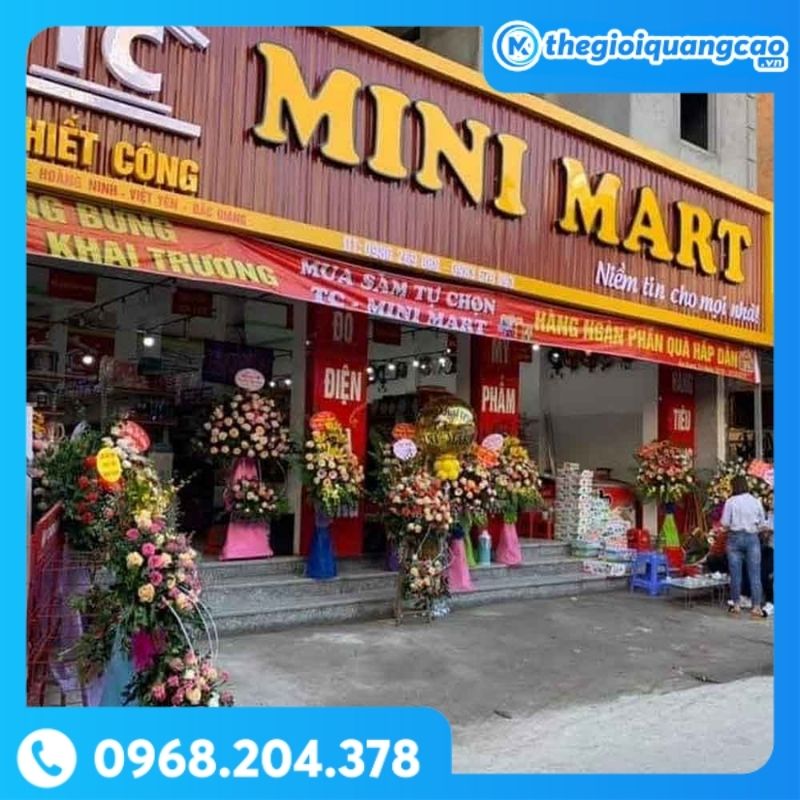 Bảng Hiệu Siêu Thị Mini
