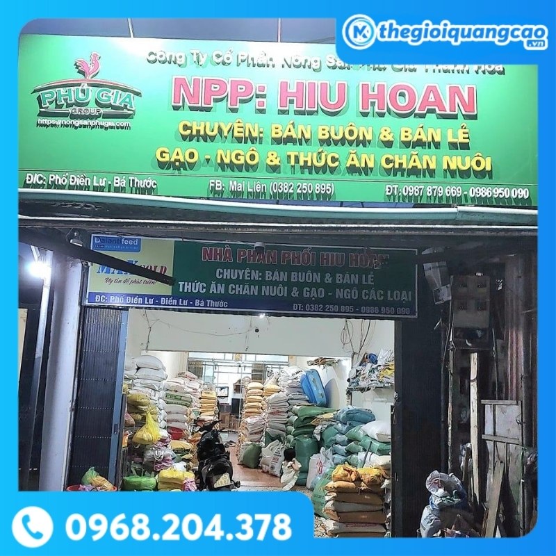 Bảng Hiệu Thức Ăn Gia Súc