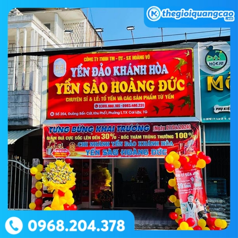 Bảng Hiệu Yến Sào