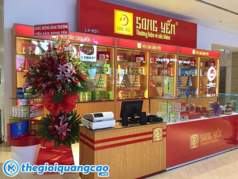 Mẫu bảng hiệu yến s&agrave;o &acirc;m bản