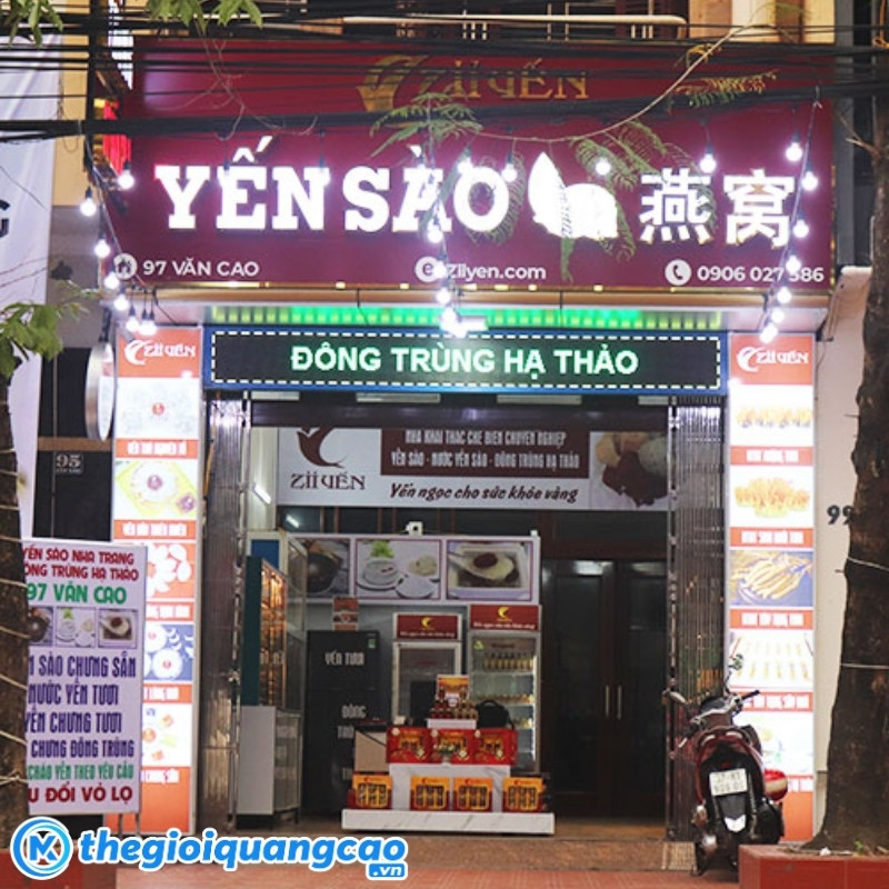 Bảng hiệu yến s&agrave;o led ma trận