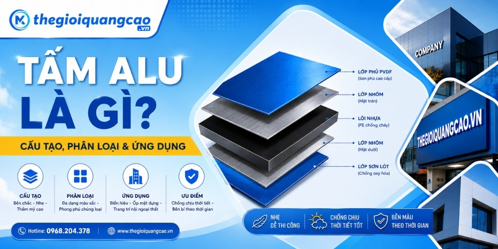 Tấm Alu Là Gì? Cấu Tạo, Phân Loại & Ứng Dụng