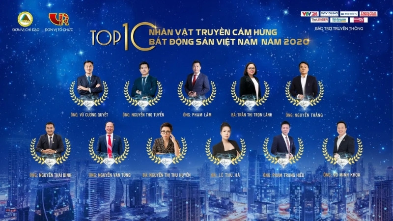 Mẫu backdrop sự kiện bất động sản