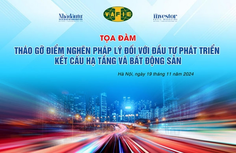Mẫu backdrop bất động sản cho buổi tọa đ&agrave;m