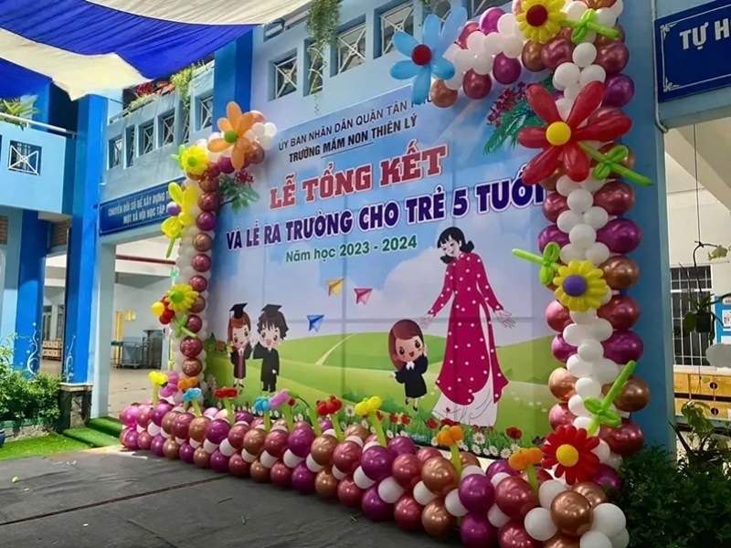 K&iacute;ch thước backdrop lễ tổng kết chuẩn cho từng kh&ocirc;ng gian