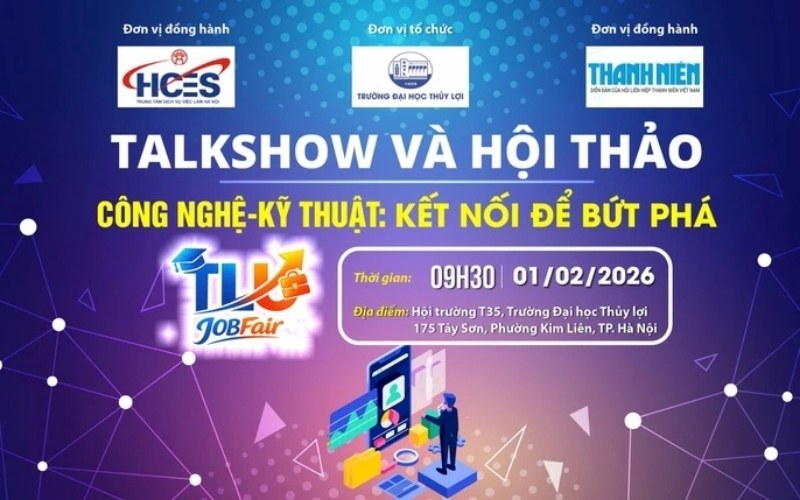 Backdrop talkshow in PP bồi Formex