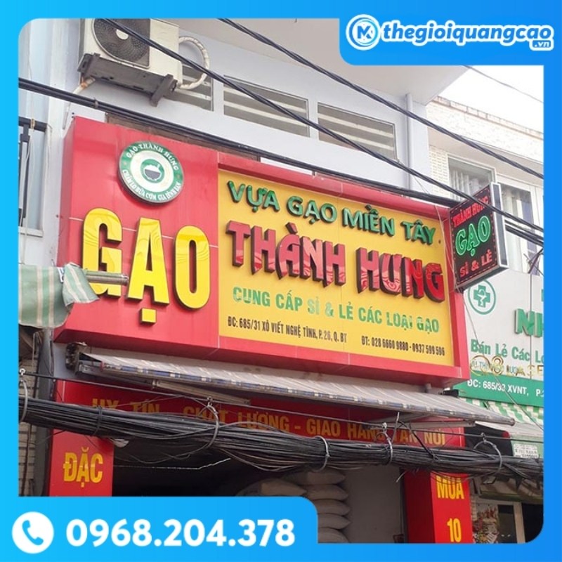 Bảng Hiệu Bán Gạo