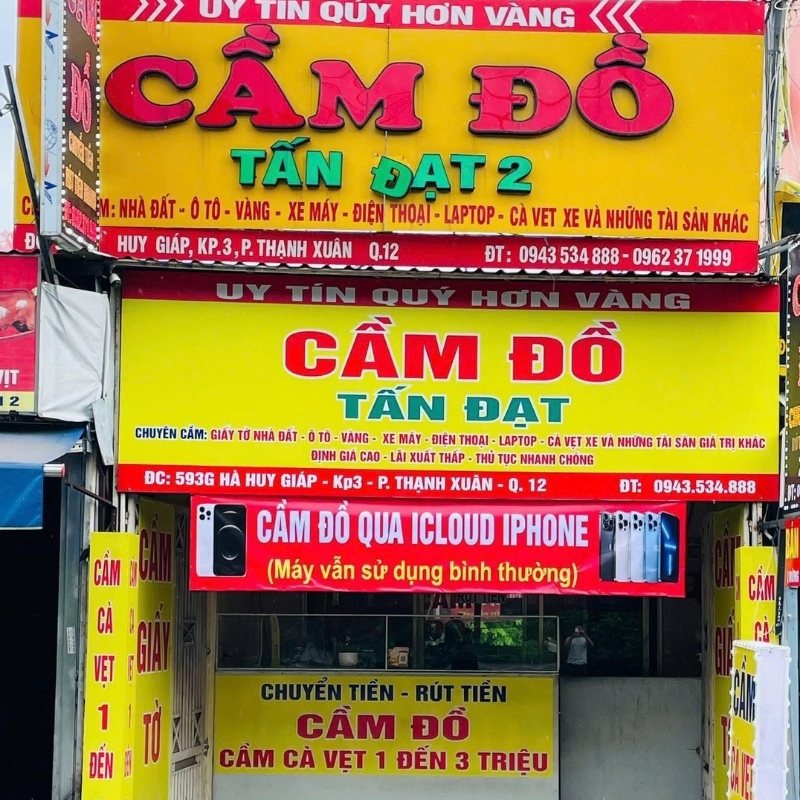 Thiết kế bảng hiệu cầm đồ theo y&ecirc;u cầu