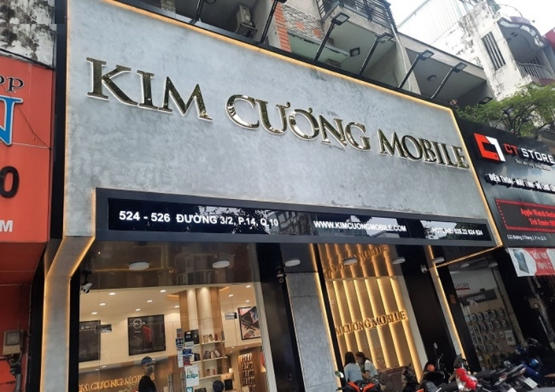 Bảng hiệu cemboard sơn giả b&ecirc; t&ocirc;ng