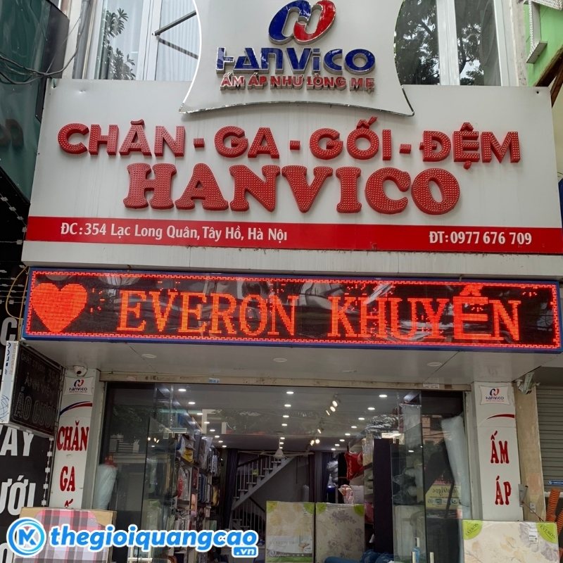 L&agrave;m bảng hiệu quảng c&aacute;o chăn ga gối đệm gi&aacute; rẻ chất lượng tại TPHCM
