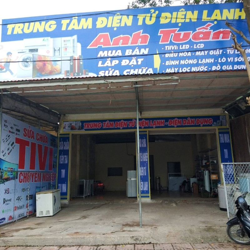 Bảng hiệu điện lạnh t&ocirc;n d&aacute;n decal