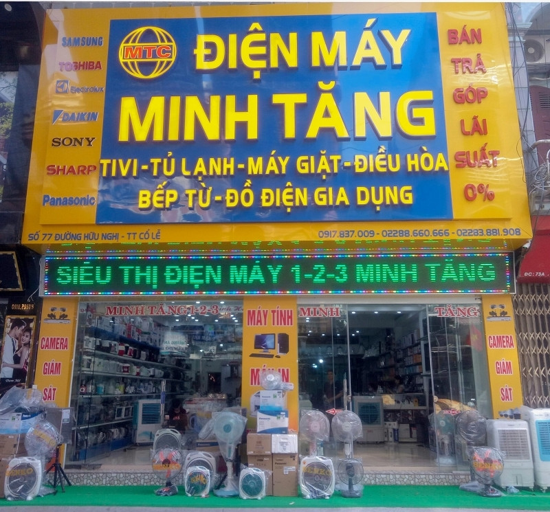 Bảng hiệu điện lạnh LED ma trận chạy chữ