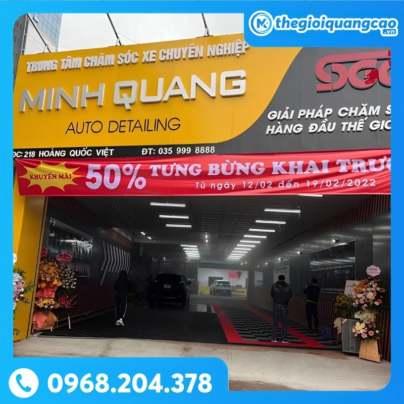 Bảng Hiệu Gara Ô Tô