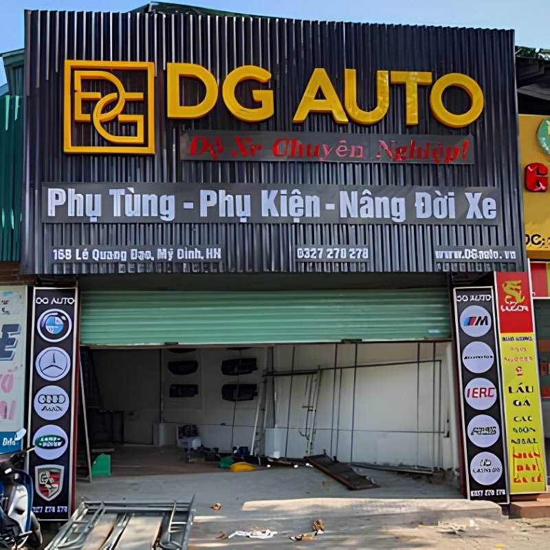 Mẫu bảng hiệu auto DG
