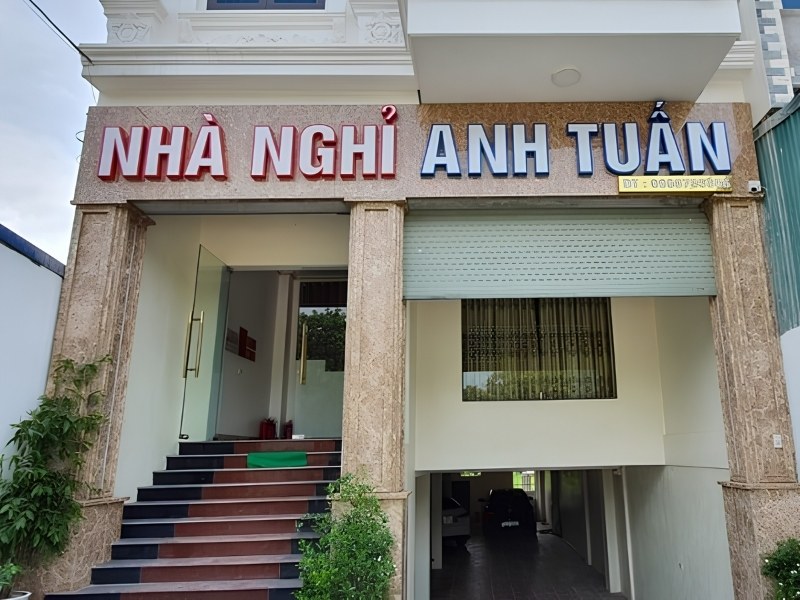 Mẫu bảng hiệu nh&agrave; nghỉ Anh Tuấn