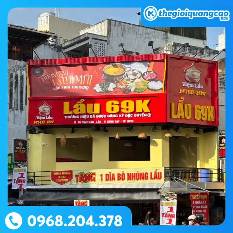 Bảng Hiệu Lẩu Nướng
