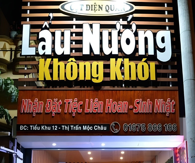 Những sai lầm cần tr&aacute;nh khi l&agrave;m bảng hiệu lẩu nướng