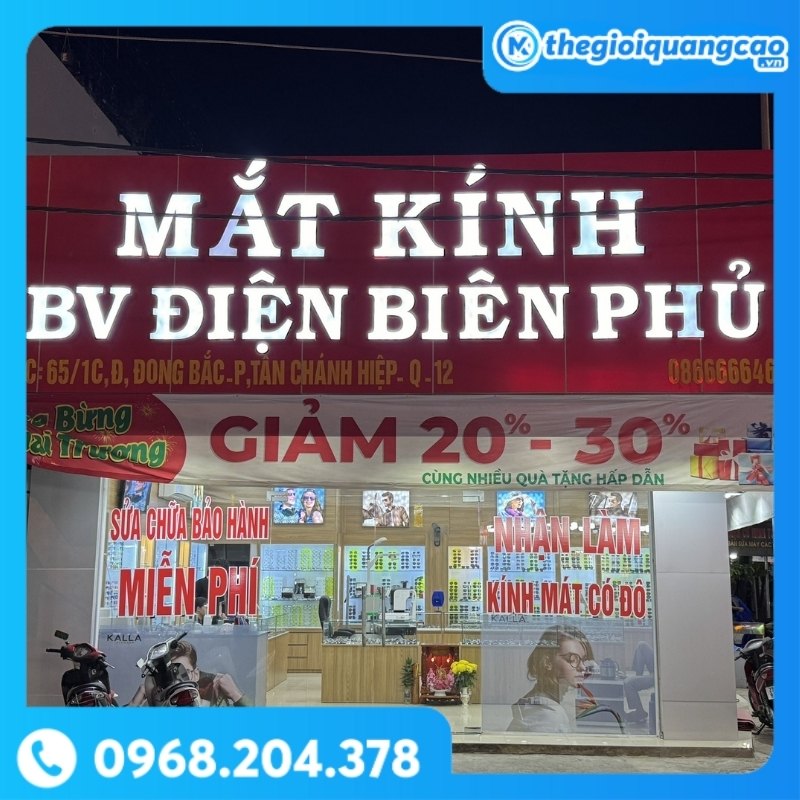 Bảng Hiệu Mắt Kính