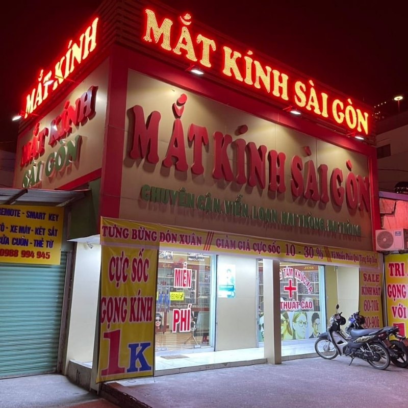 Mẫu bảng hiệu mắt k&iacute;nh S&agrave;i G&ograve;n