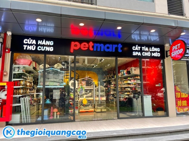 Thi c&ocirc;ng bảng hiệu quảng c&aacute;o Pet Shop gi&aacute; rẻ tại TPHCM