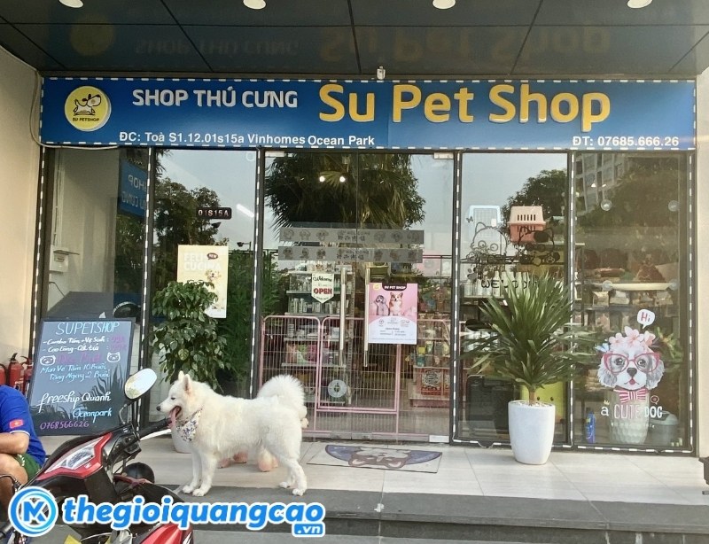 Thiết kế bảng hiệu Pet Shop theo y&ecirc;u cầu