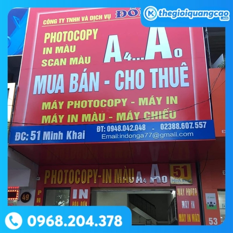 Bảng Hiệu Photocopy
