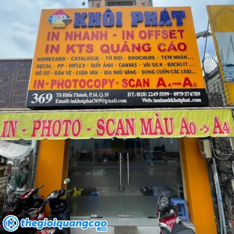 Những sai lầm cần tránh khi làm bảng hiệu quảng cáo tiệm photocopy