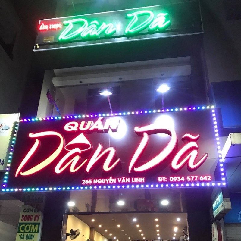 Mẫu bảng hiệu qu&aacute;n nhậu b&igrave;nh d&acirc;n