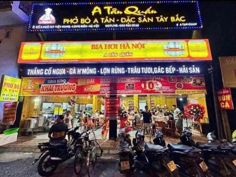 Kinh nghiệm cần lưu &yacute; khi l&agrave;m bảng hiệu quảng c&aacute;o qu&aacute;n nhậu