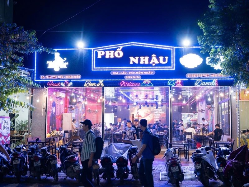 Bảng hiệu qu&aacute;n nhậu đ&egrave;n LED v&agrave; đ&egrave;n Neon Sign