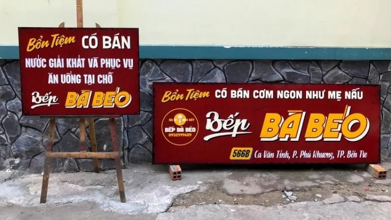 Bảng hiệu s&agrave;i g&ograve;n xưa ph&ugrave; hợp nhiều loại m&ocirc; h&igrave;nh kinh doanh