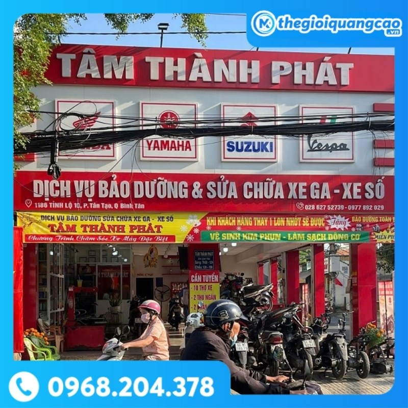 Bảng Hiệu Sửa Xe