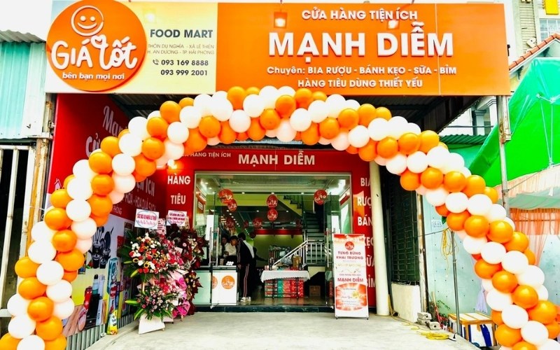 L&agrave;m bảng hiệu tạp h&oacute;a gi&aacute; rẻ chất lượng tại TPHCM