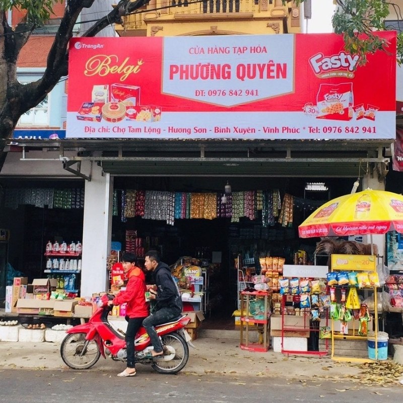 Thiết kế bảng hiệu tạp h&oacute;a theo y&ecirc;u cầu