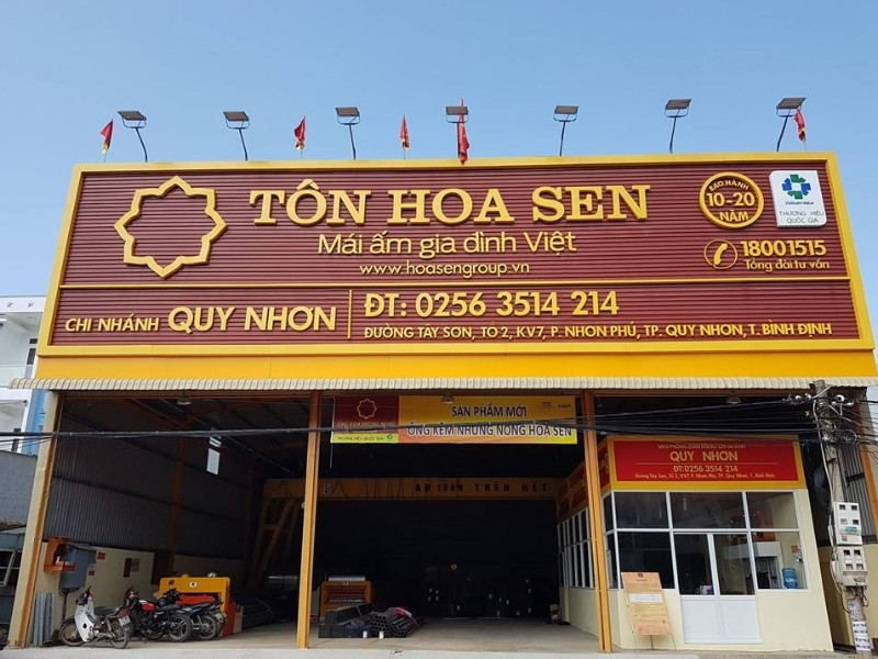 Mẫu bảng hiệu t&ocirc;n s&oacute;ng tr&ograve;n