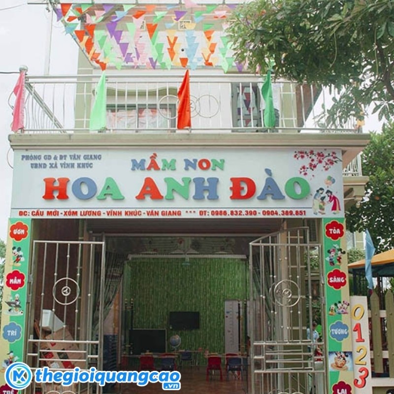 Quy định ph&aacute;p l&yacute; cần lưu &yacute; khi l&agrave;m bảng hiệu trường mầm non