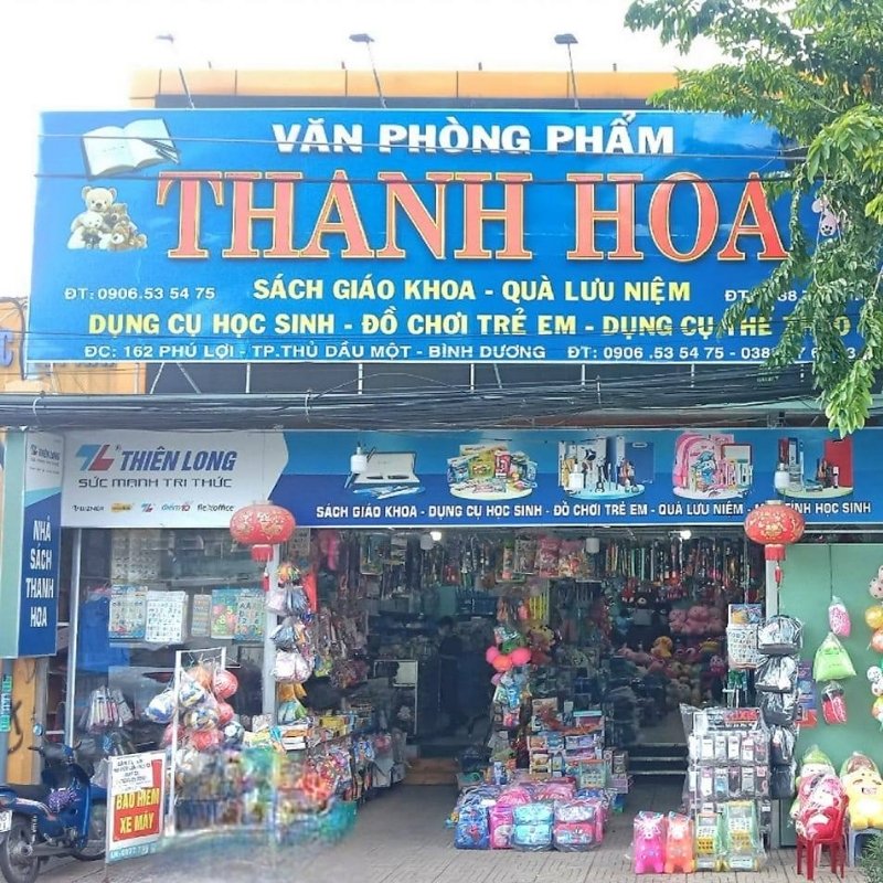 Thiết kế bảng hiệu văn phẩm theo y&ecirc;u cầu