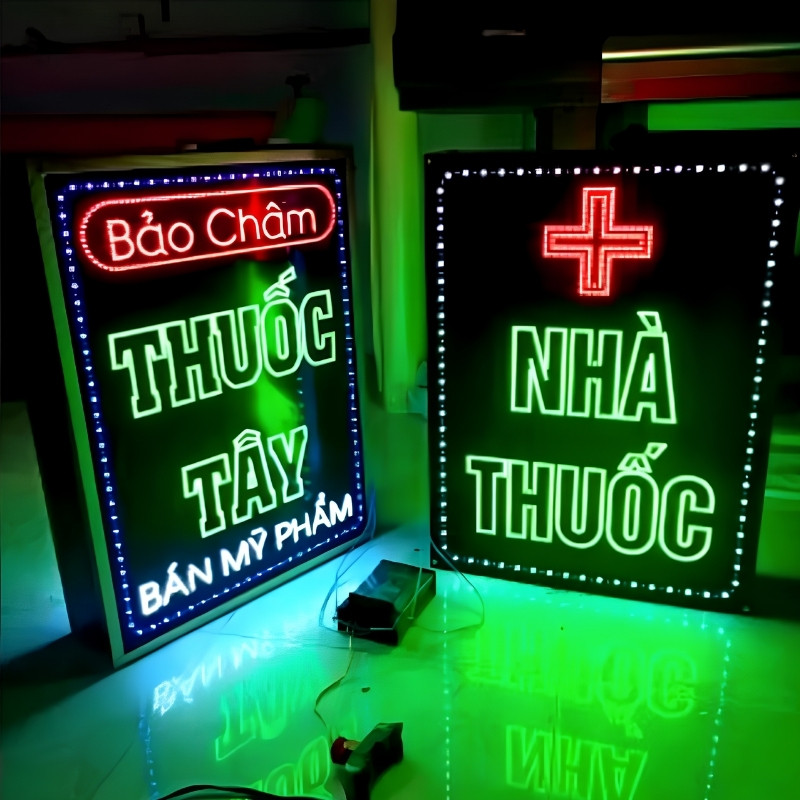 Biển vẫy quầy thuốc t&acirc;y Bảo Ch&acirc;m