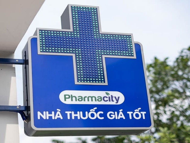Mẫu biển vẫy quầy thuốc t&acirc;y Pharmacity
