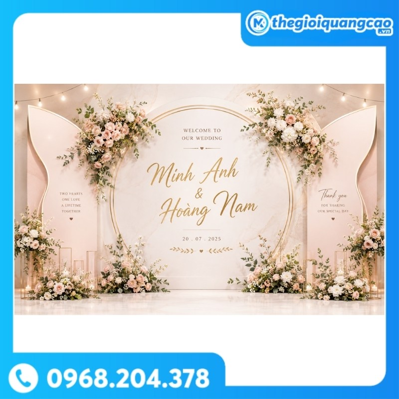 Backdrop Đám Cưới
