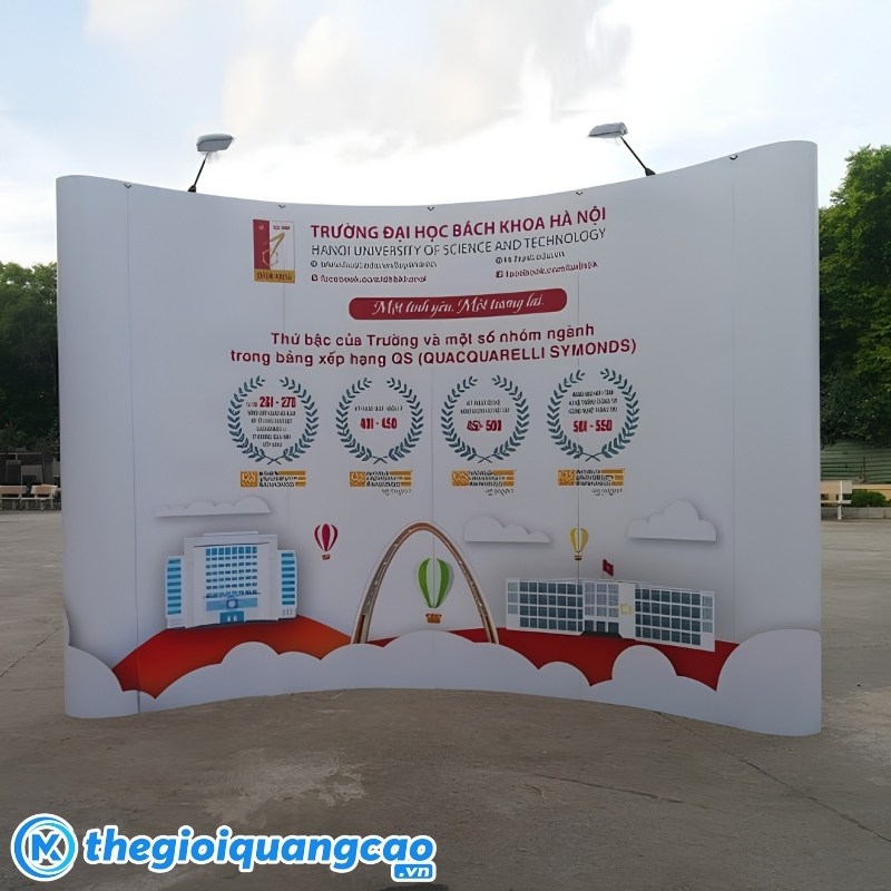 Backdrop di động bạt hiflex