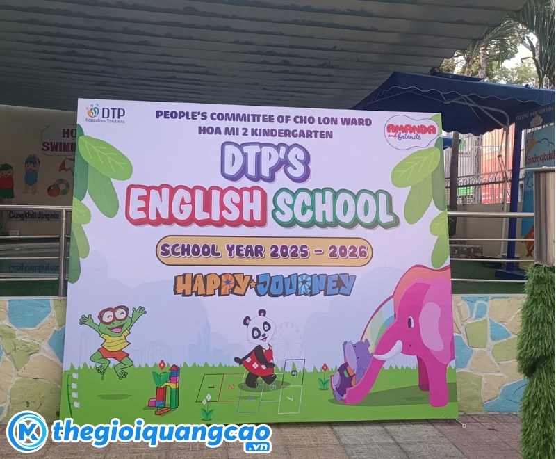 Backdrop di động mạng nhện dạng thẳng